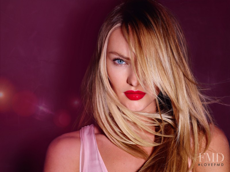 Candice Swanepoel featured in  the Max Factor advertisement for Spring 2014