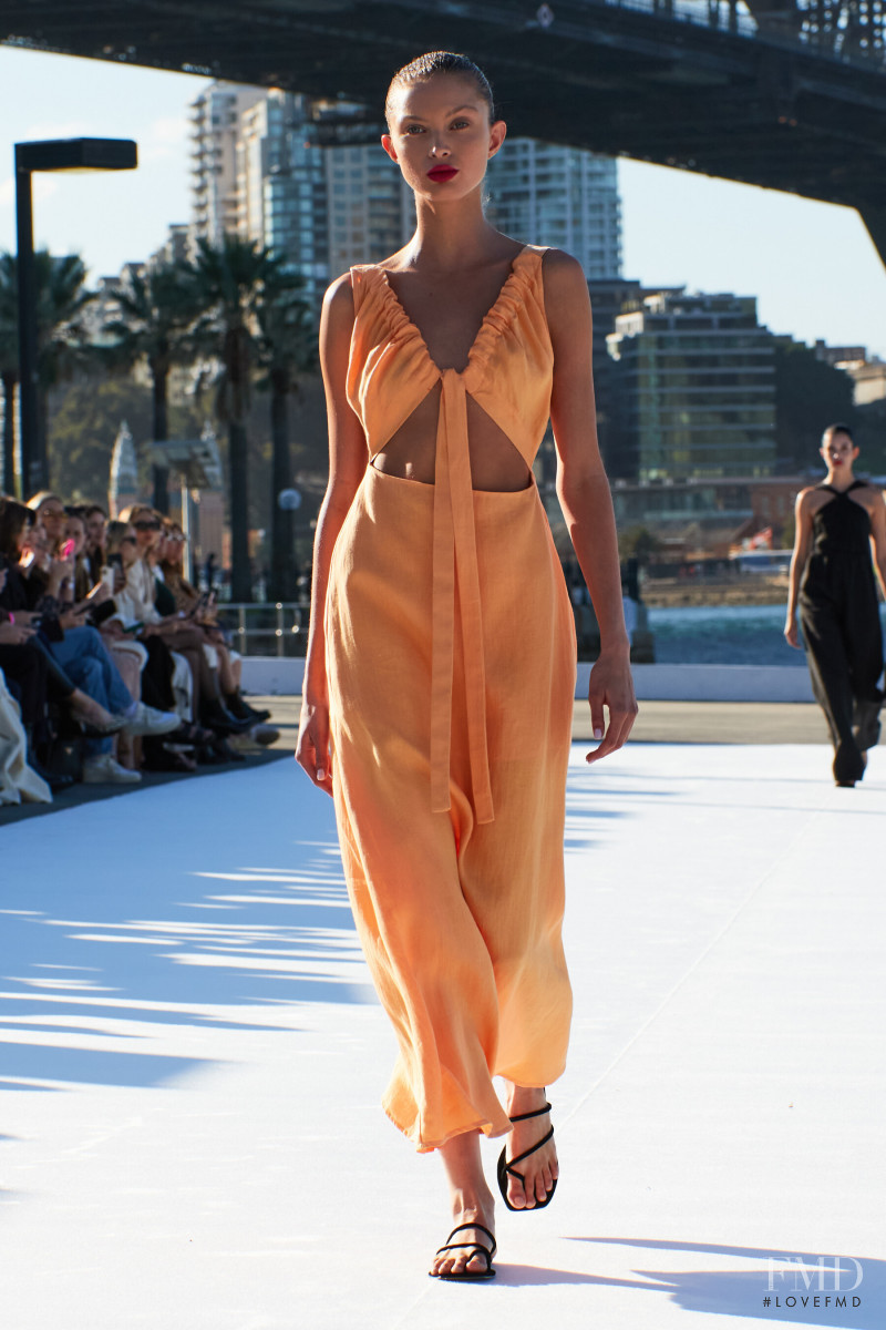 Lucy Lulu Baddeley Wood featured in  the Bondi Born fashion show for Resort 2022