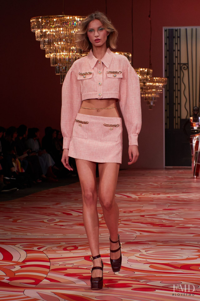 Lucy Lulu Baddeley Wood featured in  the Alice McCall fashion show for Resort 2022