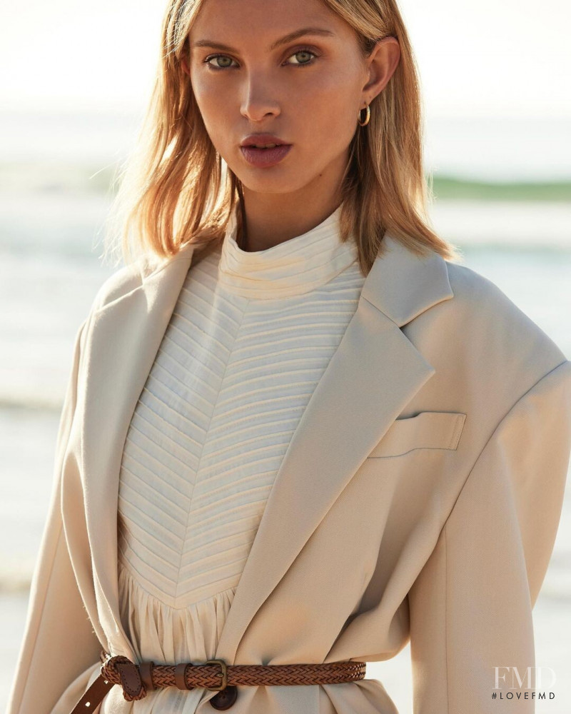 Lucy Lulu Baddeley Wood featured in  the Shona Joy lookbook for Resort 2022