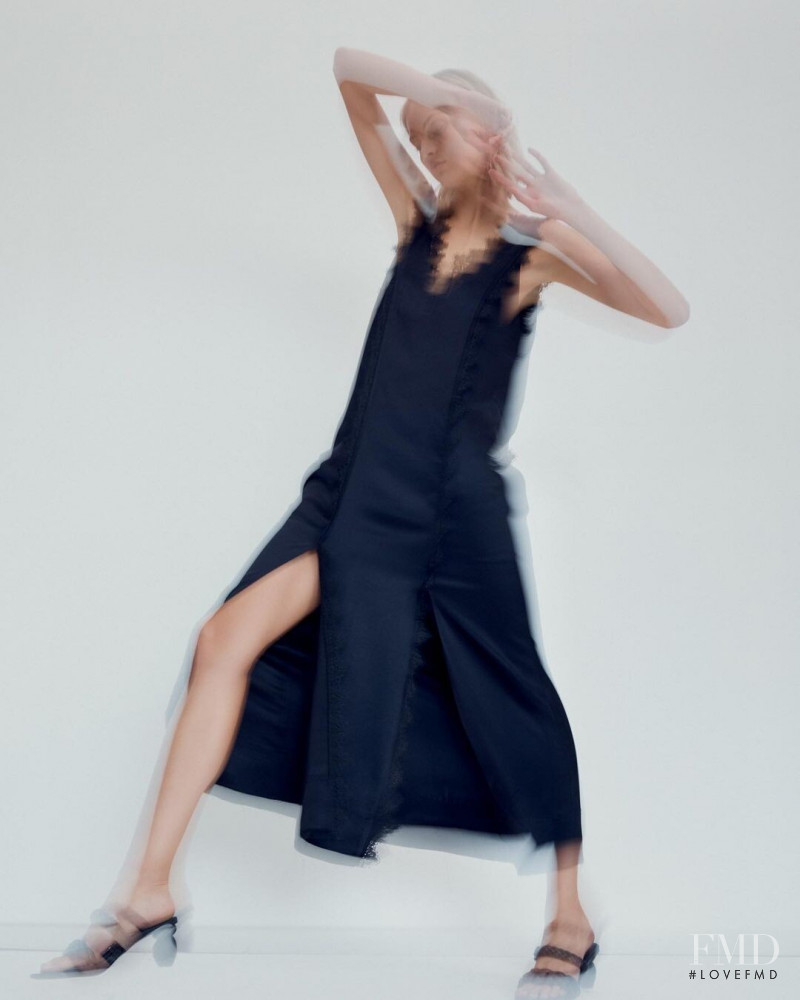 Lucy Lulu Baddeley Wood featured in  the Aje lookbook for Pre-Fall 2021