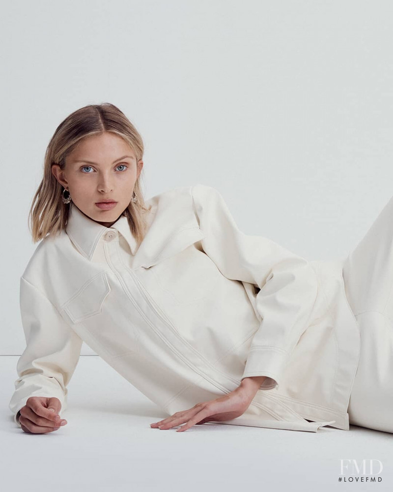 Lucy Lulu Baddeley Wood featured in  the Aje lookbook for Pre-Fall 2021