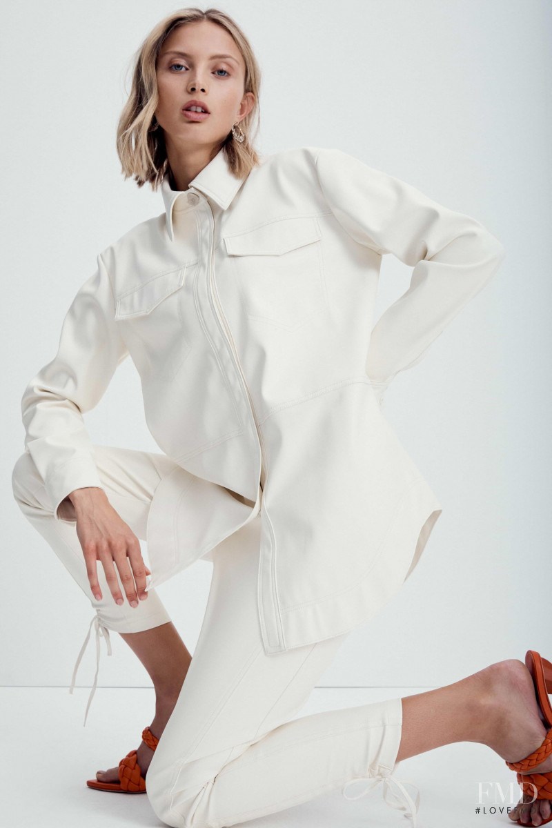 Lucy Lulu Baddeley Wood featured in  the Aje lookbook for Pre-Fall 2021