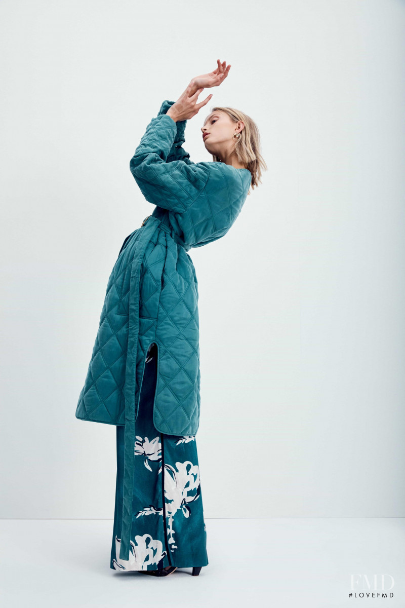 Lucy Lulu Baddeley Wood featured in  the Aje lookbook for Pre-Fall 2021