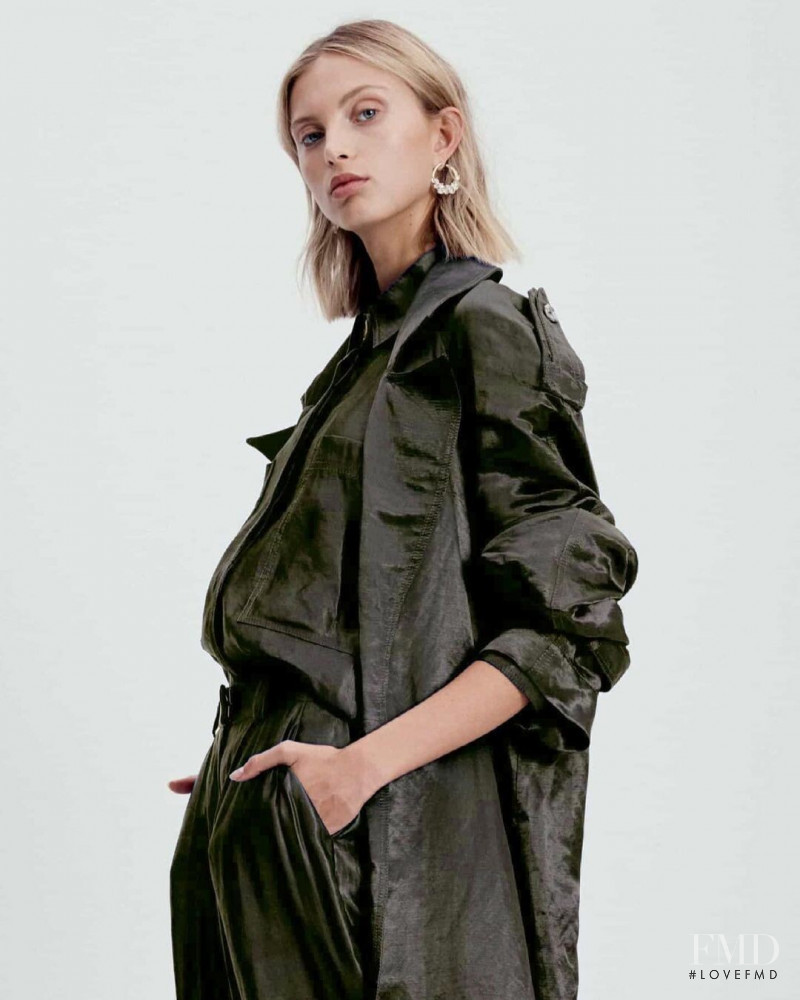 Lucy Lulu Baddeley Wood featured in  the Aje lookbook for Pre-Fall 2021