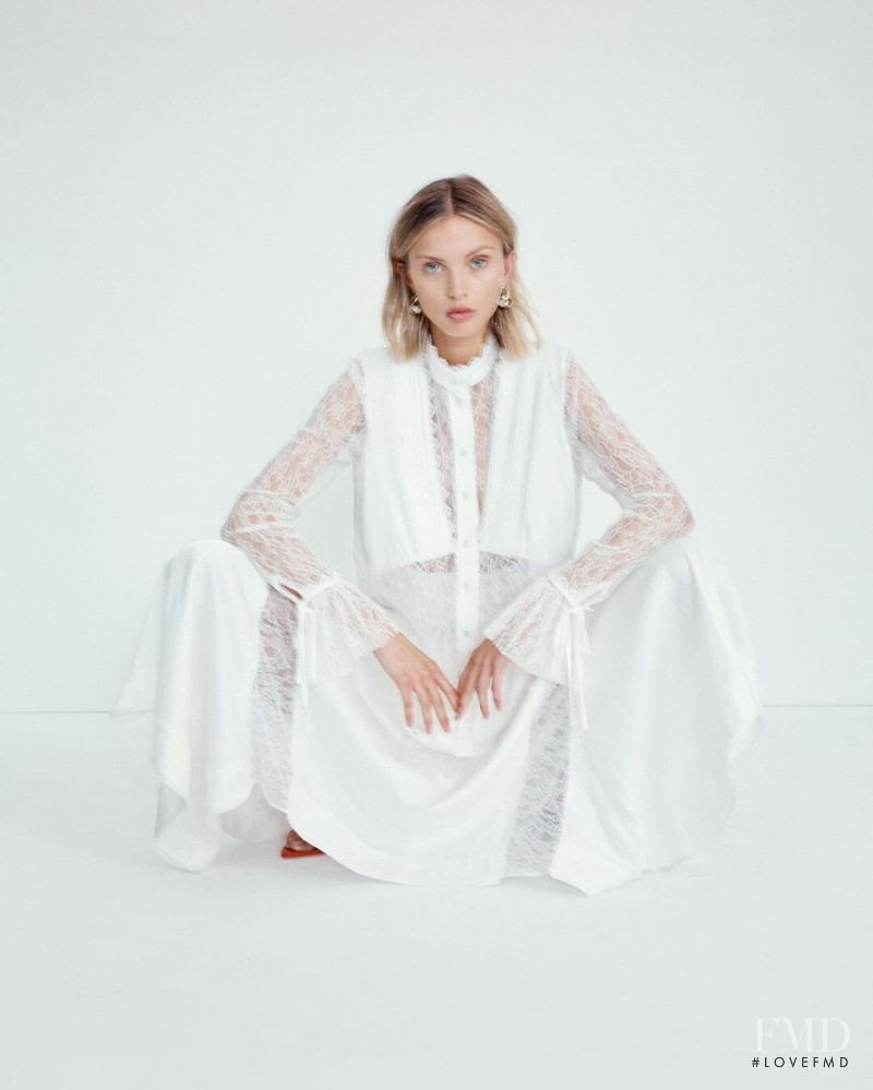 Lucy Lulu Baddeley Wood featured in  the Aje lookbook for Pre-Fall 2021