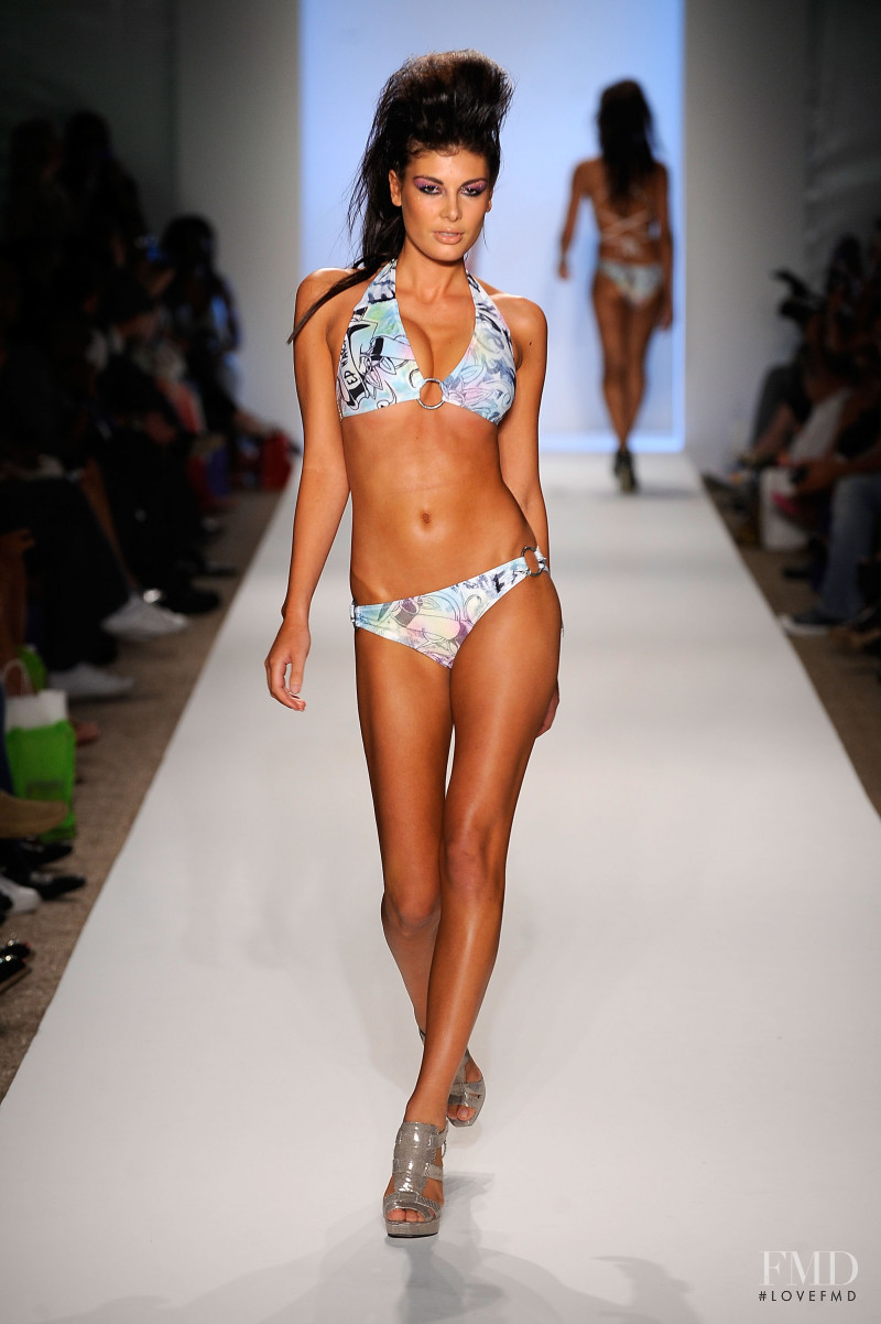 Angela Martini featured in  the Ed Hardy fashion show for Spring/Summer 2010