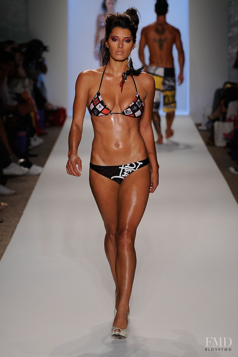 Toni Cox featured in  the Ed Hardy fashion show for Spring/Summer 2010