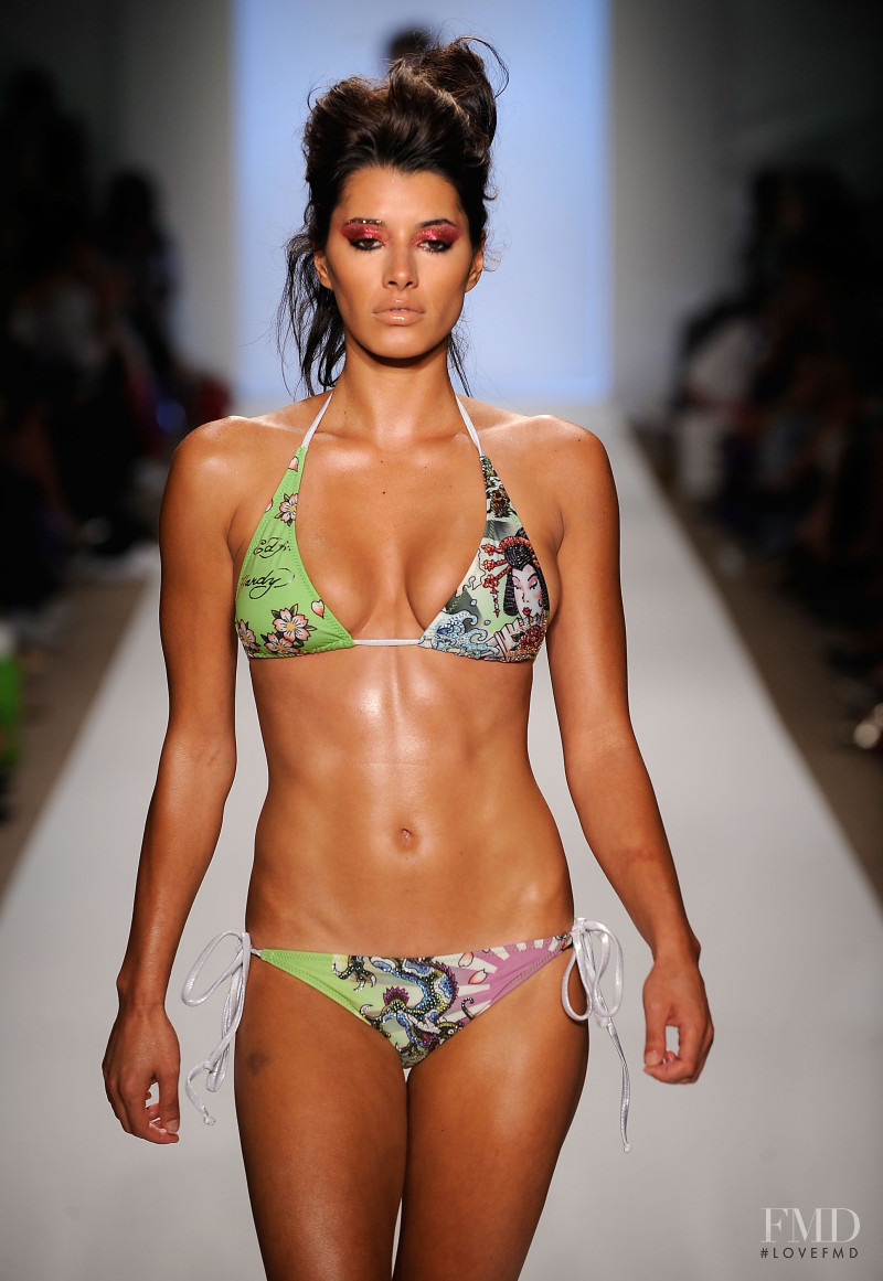 Toni Cox featured in  the Ed Hardy fashion show for Spring/Summer 2010