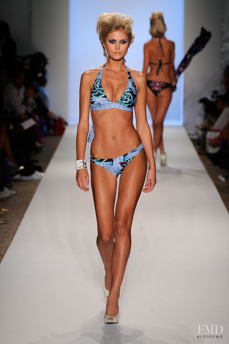 Lane Lindell featured in  the Ed Hardy fashion show for Spring/Summer 2010