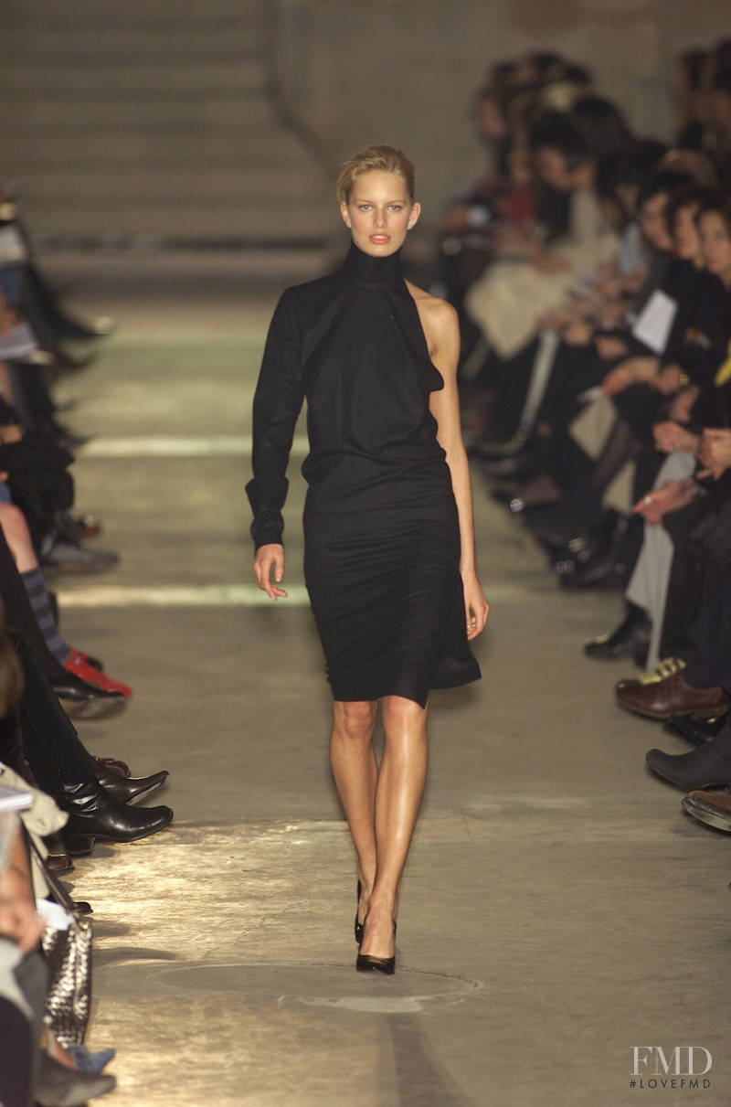 Karolina Kurkova featured in  the Lanvin fashion show for Autumn/Winter 2001