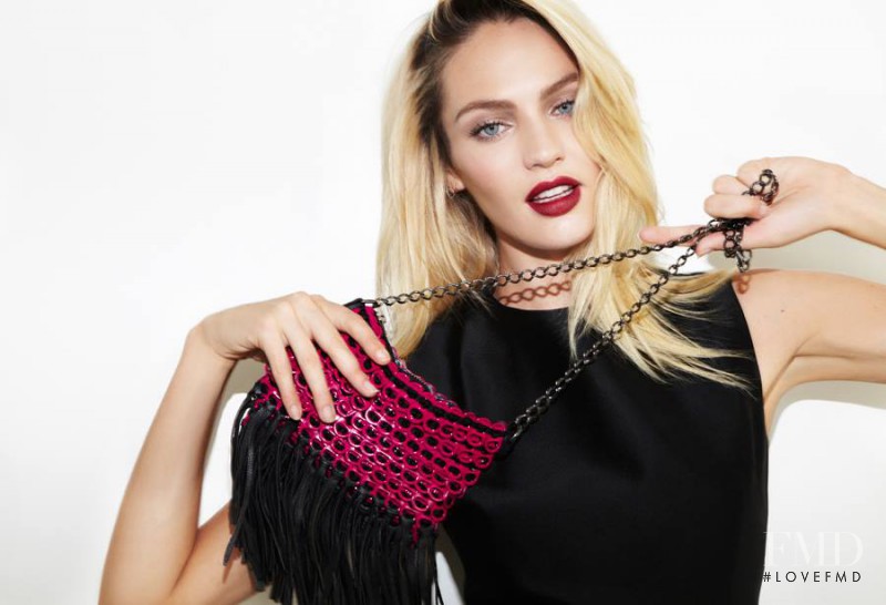 Candice Swanepoel featured in  the Bottletop advertisement for Autumn/Winter 2013