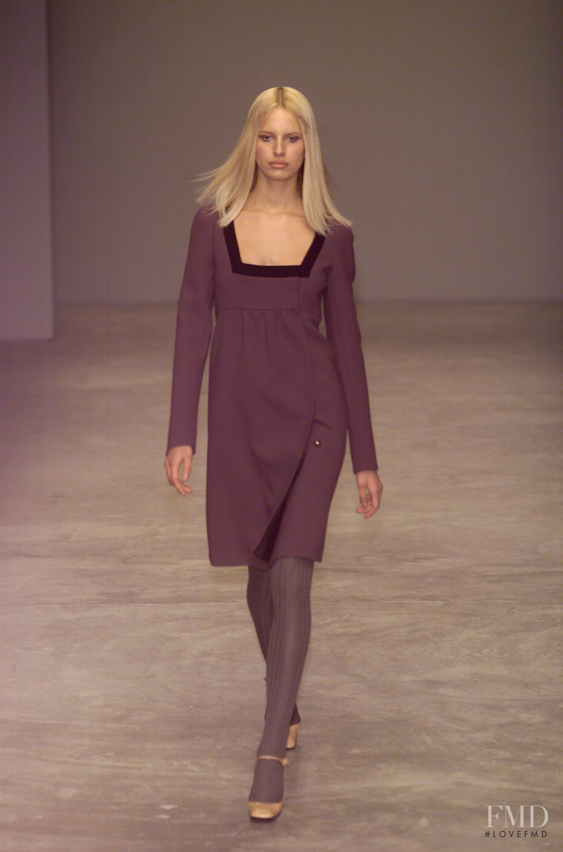 Karolina Kurkova featured in  the Prada fashion show for Autumn/Winter 2001