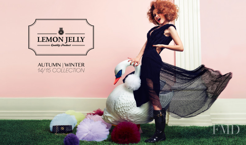 Ekaterina Katya Smirnova featured in  the Lemon Jelly advertisement for Autumn/Winter 2014