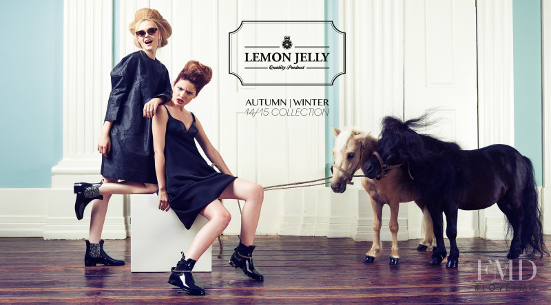 Ekaterina Katya Smirnova featured in  the Lemon Jelly advertisement for Autumn/Winter 2014