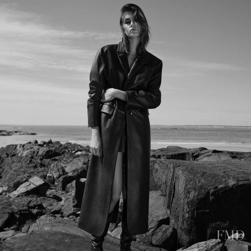 Kaia Gerber featured in  the Zara Kaia Gerber X Zara advertisement for Autumn/Winter 2022