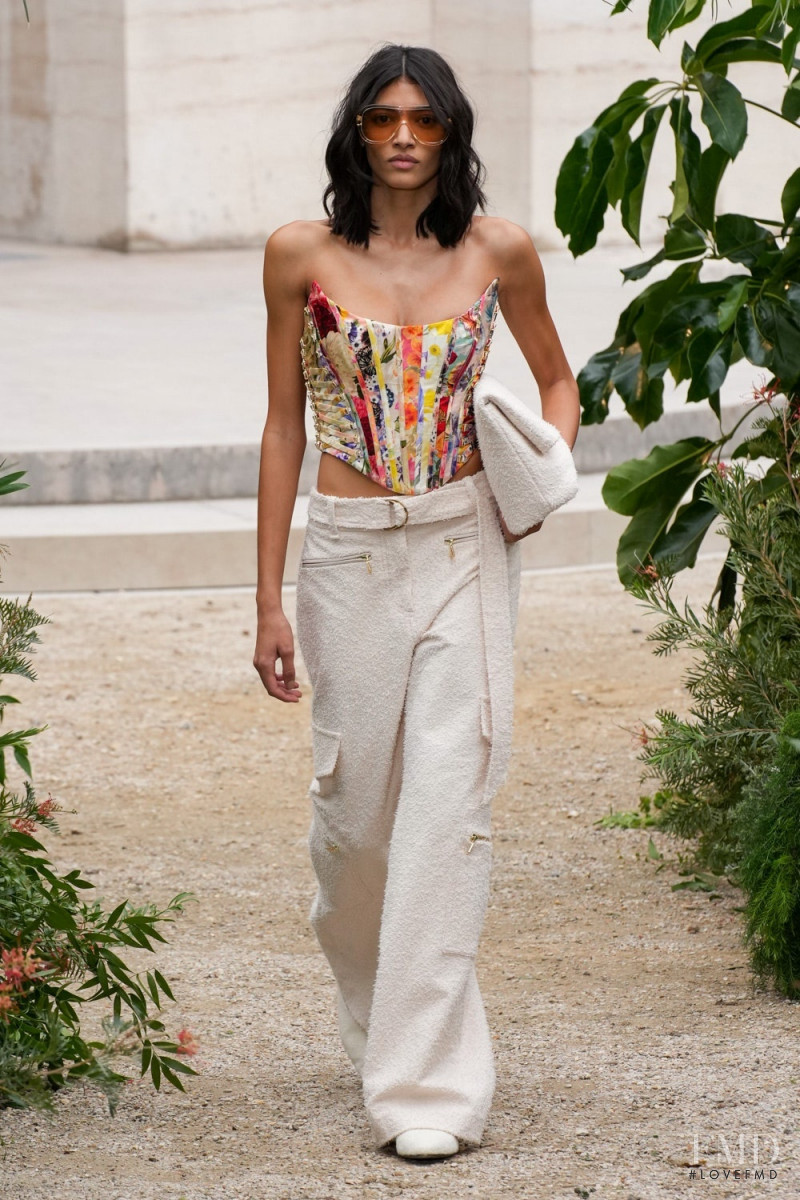 Maria Khan featured in  the Zimmermann fashion show for Spring/Summer 2023