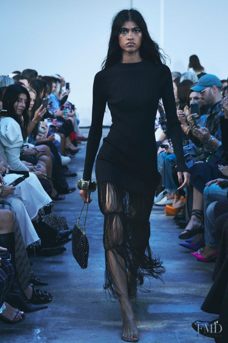 Ashley Radjarame featured in  the Khaite fashion show for Spring/Summer 2023