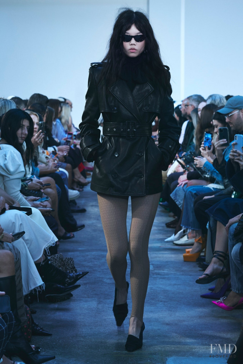 Wai Ki Chan featured in  the Khaite fashion show for Spring/Summer 2023