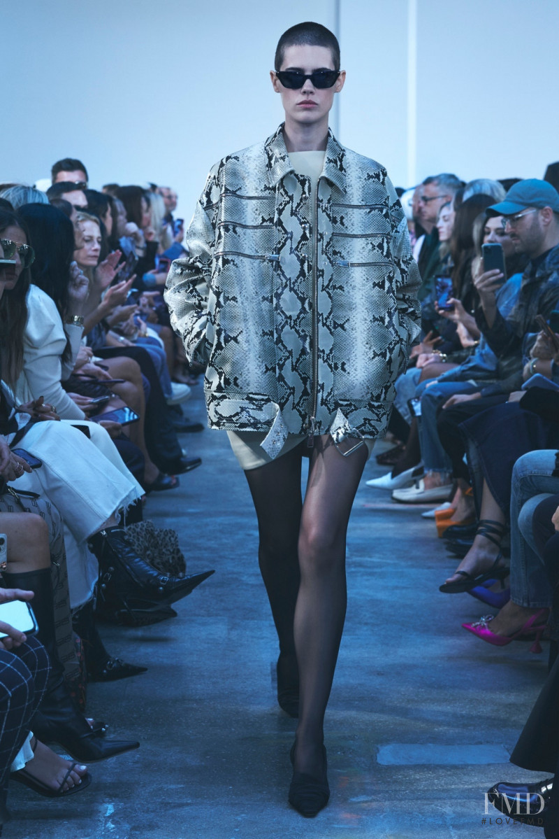 Taja Feistner featured in  the Khaite fashion show for Spring/Summer 2023