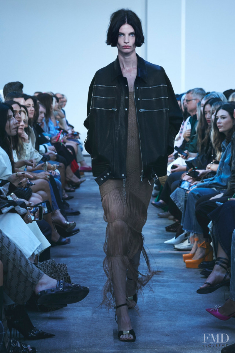 Mila van Eeten featured in  the Khaite fashion show for Spring/Summer 2023