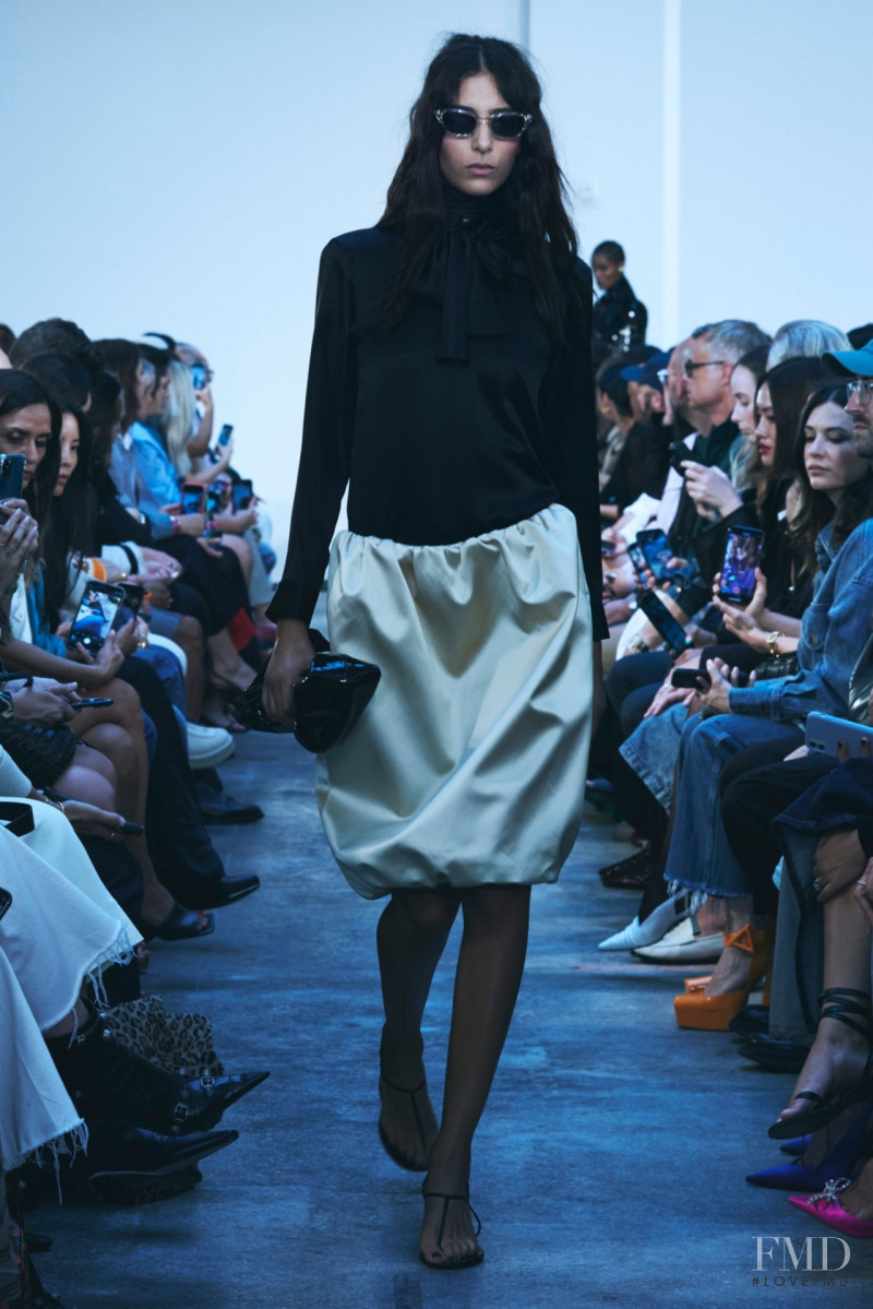Nora Attal featured in  the Khaite fashion show for Spring/Summer 2023