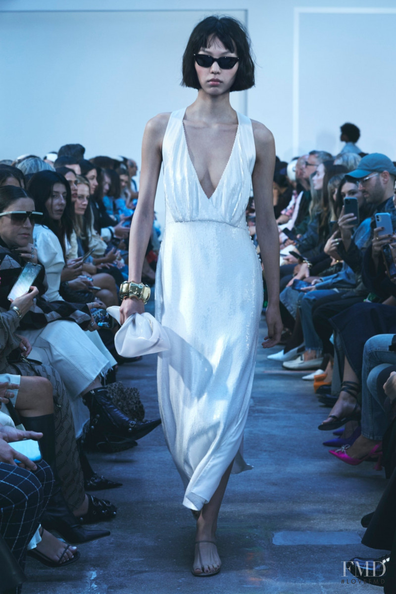 Feng Qisi featured in  the Khaite fashion show for Spring/Summer 2023