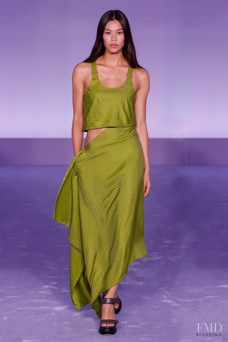 Jade Nguyen featured in  the Brandon Maxwell fashion show for Spring/Summer 2023