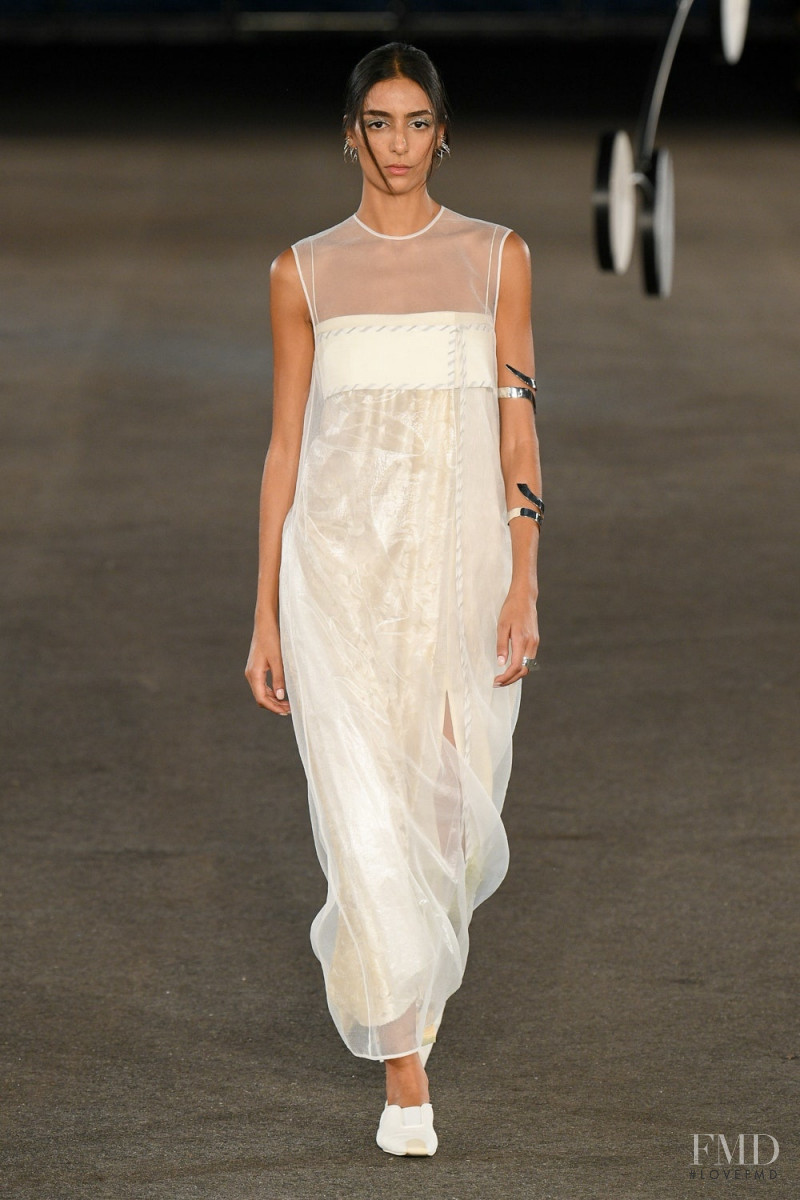 Nora Attal featured in  the Tory Burch fashion show for Spring/Summer 2023