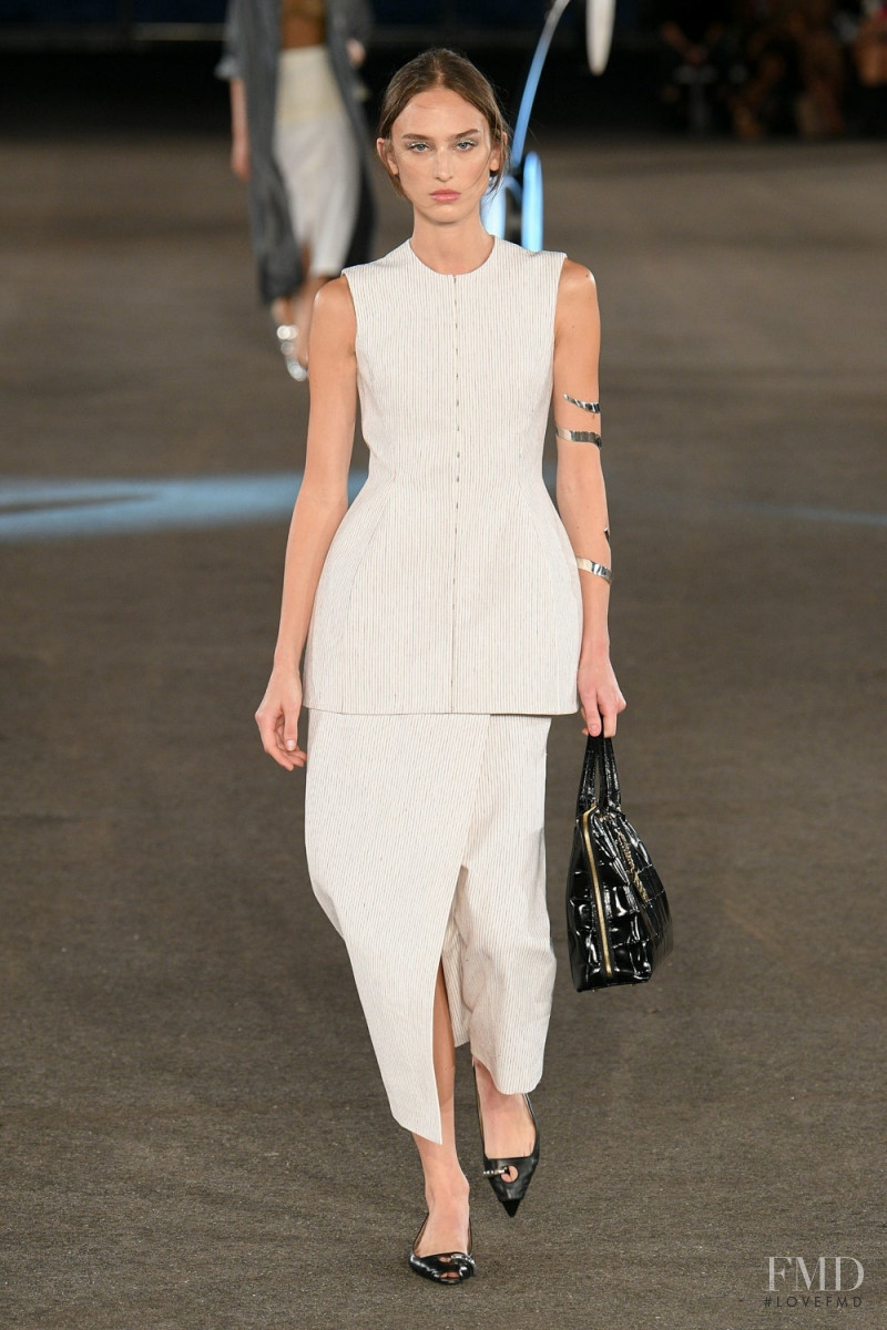 Claire Delozier featured in  the Tory Burch fashion show for Spring/Summer 2023