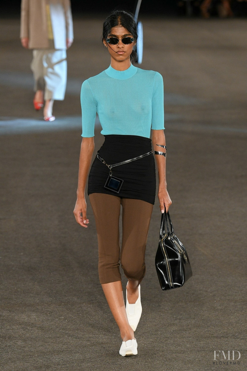 Ashley Radjarame featured in  the Tory Burch fashion show for Spring/Summer 2023