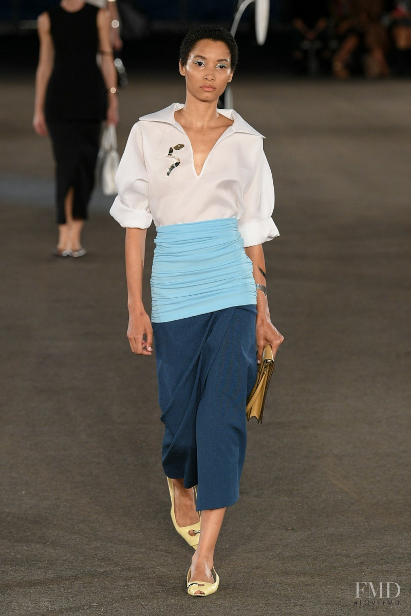 Lineisy Montero featured in  the Tory Burch fashion show for Spring/Summer 2023