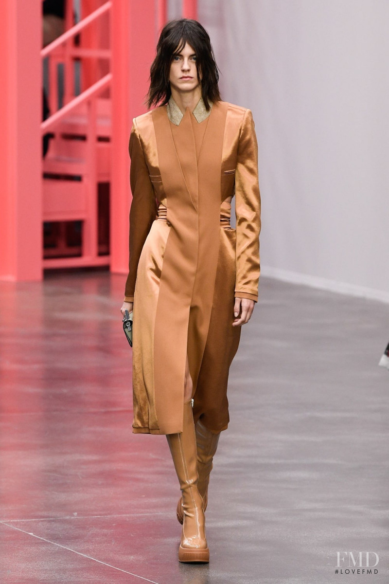 Miriam Sanchez featured in  the Fendi fashion show for Spring/Summer 2023