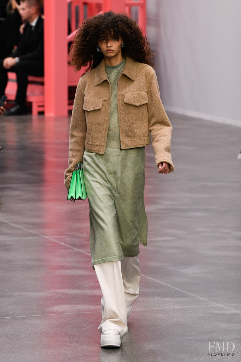 Enya Davis featured in  the Fendi fashion show for Spring/Summer 2023