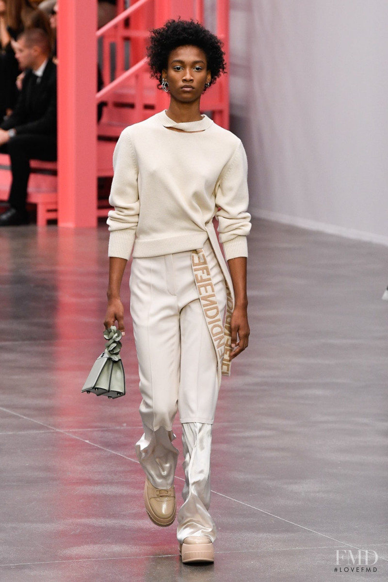 Anyelina Javier featured in  the Fendi fashion show for Spring/Summer 2023