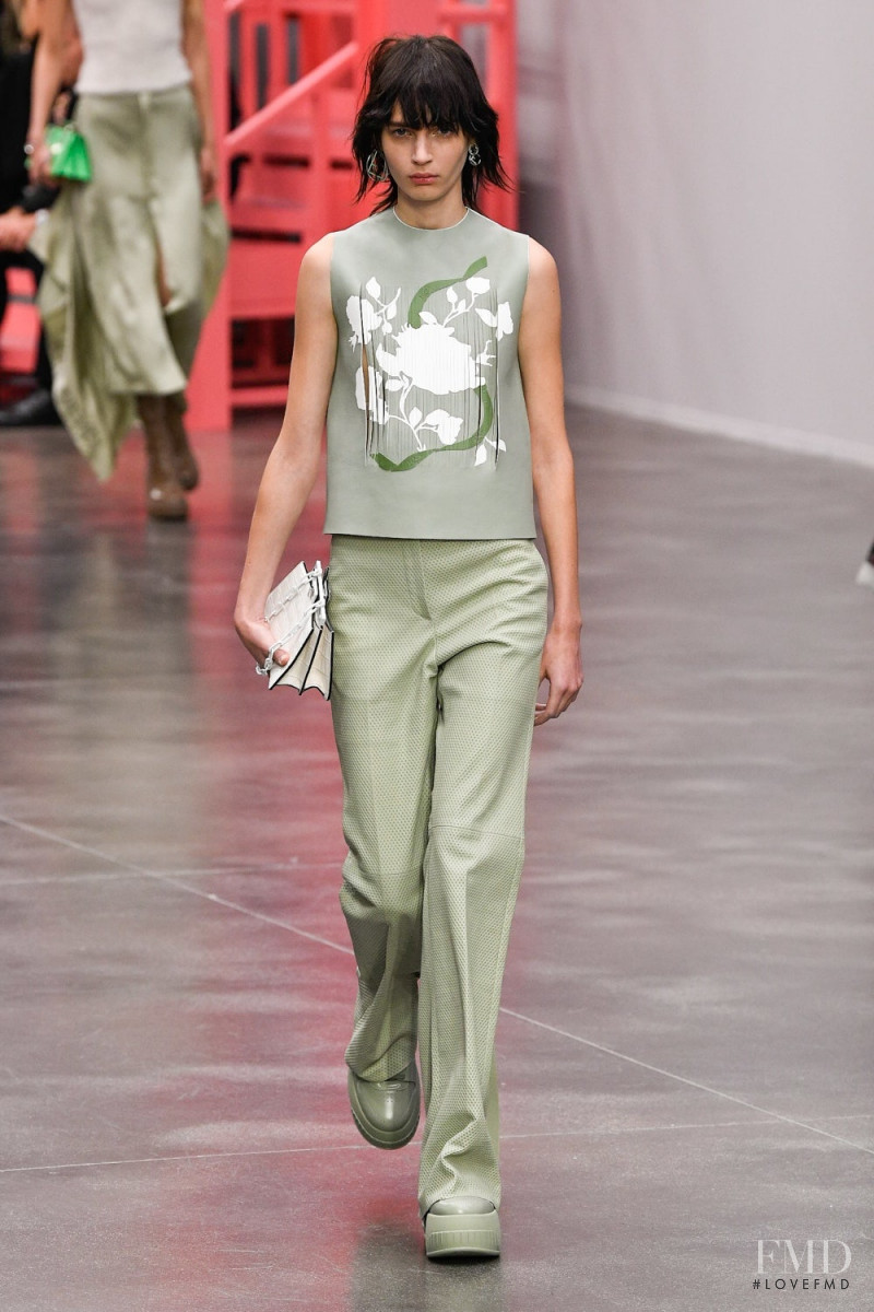 Eleonore Ghiuritan featured in  the Fendi fashion show for Spring/Summer 2023