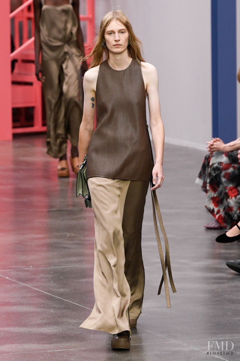 Julia Nobis featured in  the Fendi fashion show for Spring/Summer 2023