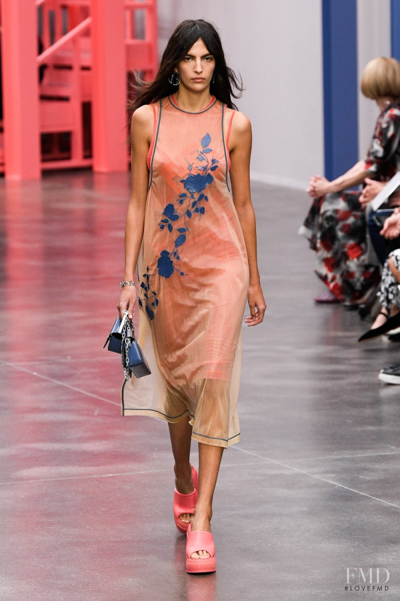 Africa Garcia featured in  the Fendi fashion show for Spring/Summer 2023