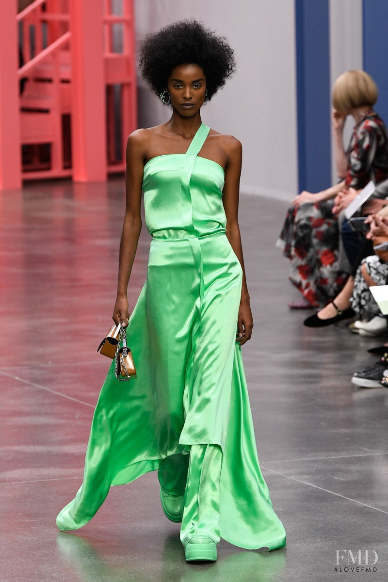 Malika Louback featured in  the Fendi fashion show for Spring/Summer 2023