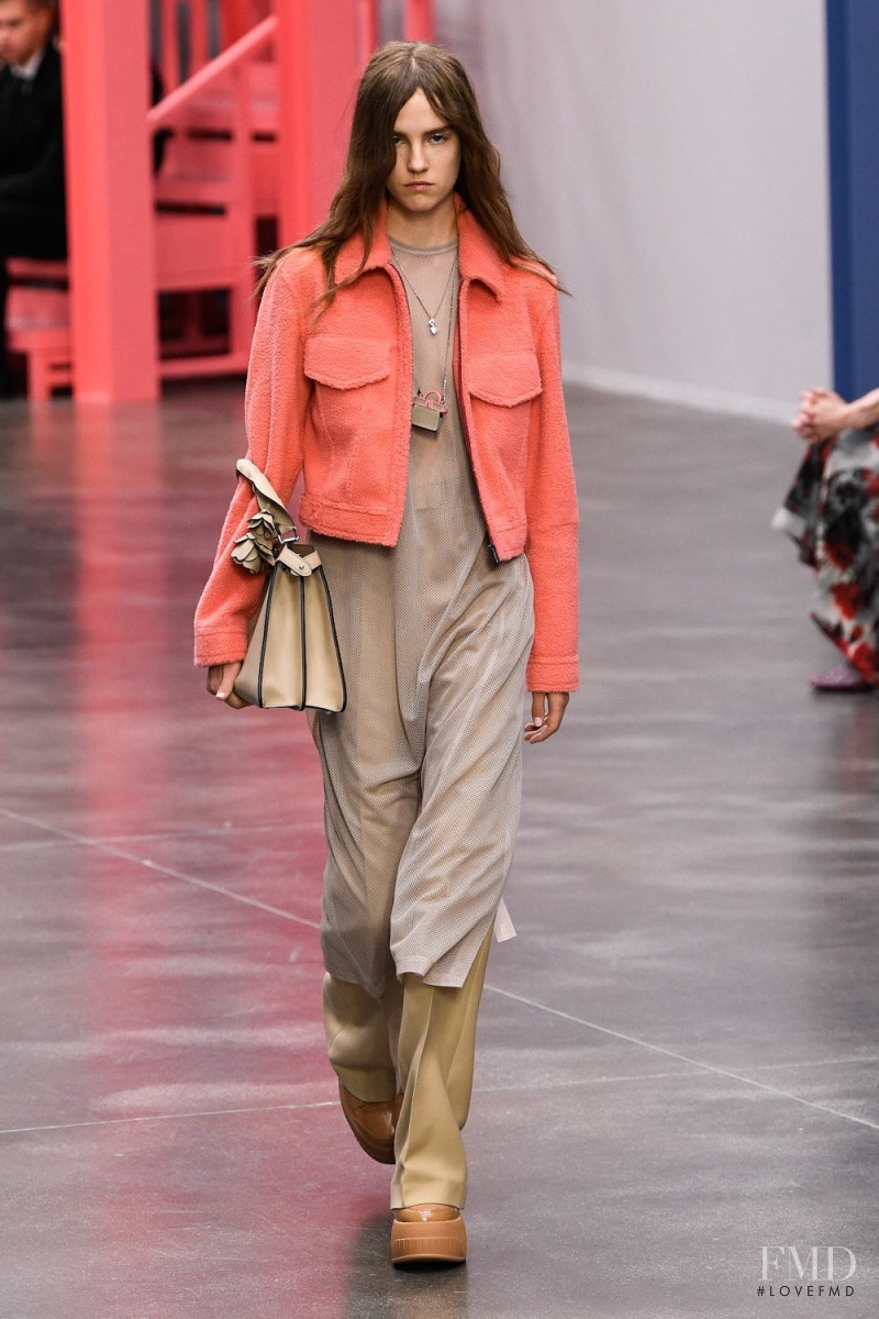 Gwen Weijers featured in  the Fendi fashion show for Spring/Summer 2023