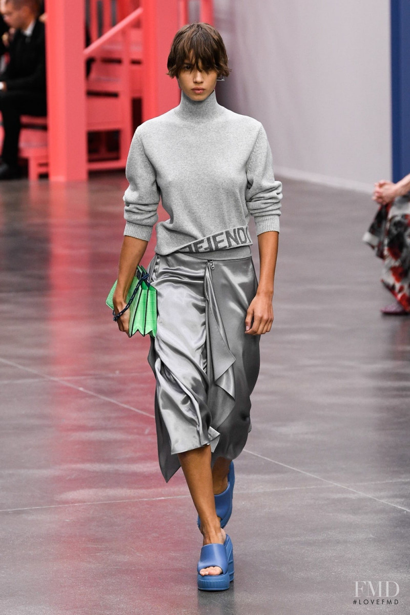 Mathilda Gvarliani featured in  the Fendi fashion show for Spring/Summer 2023