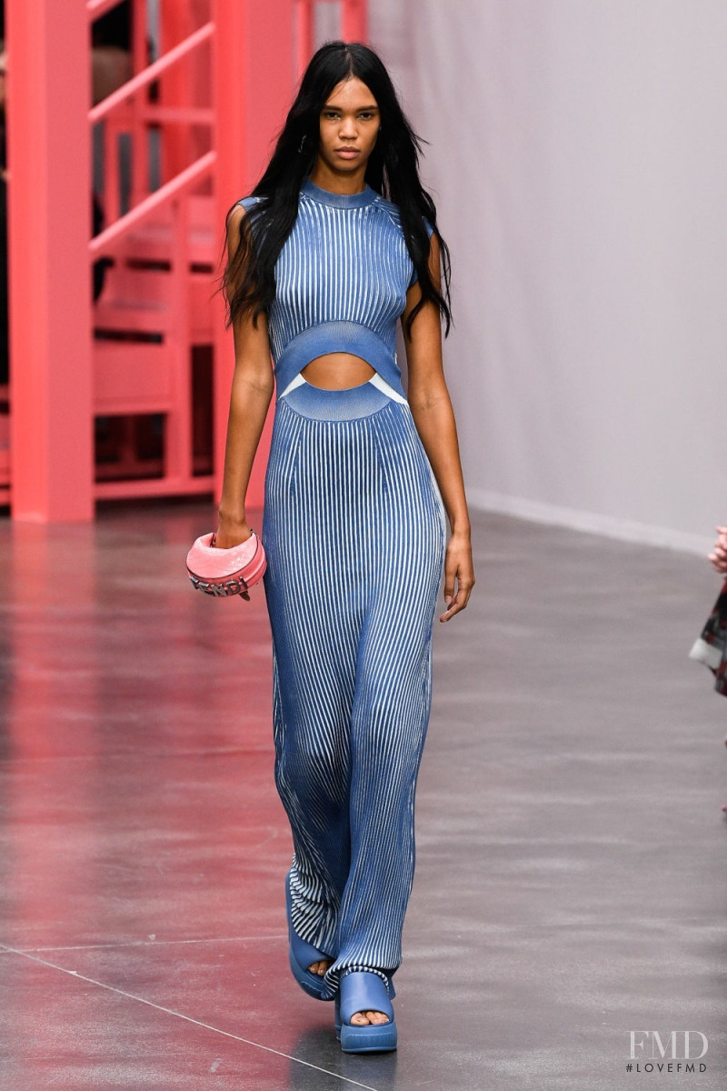 Jordan Daniels featured in  the Fendi fashion show for Spring/Summer 2023