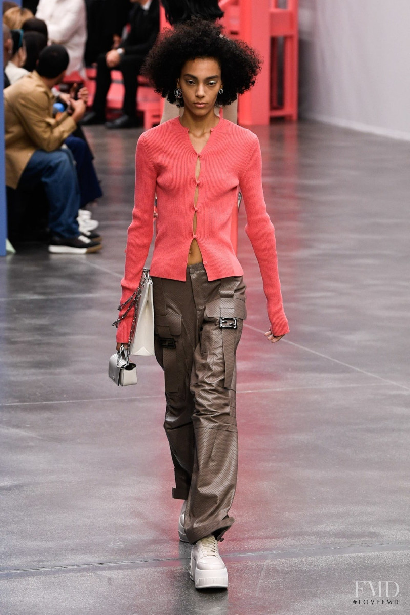 Rosanna Ovalles featured in  the Fendi fashion show for Spring/Summer 2023