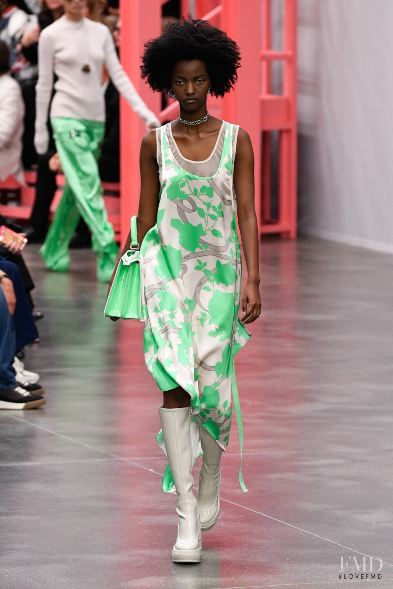 Anipha Umufite featured in  the Fendi fashion show for Spring/Summer 2023