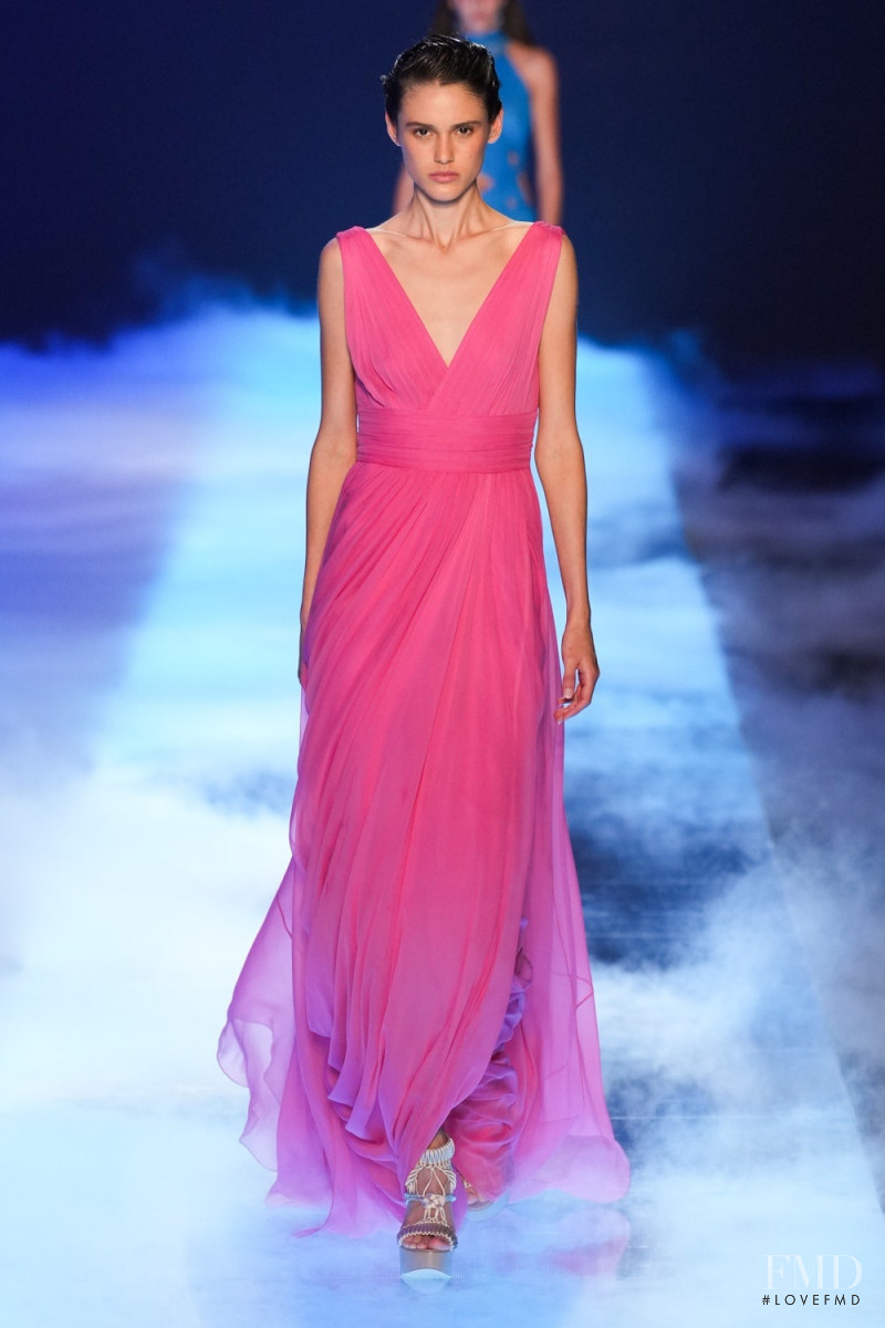 Aleyna Fitzgerald featured in  the Alberta Ferretti fashion show for Spring/Summer 2023