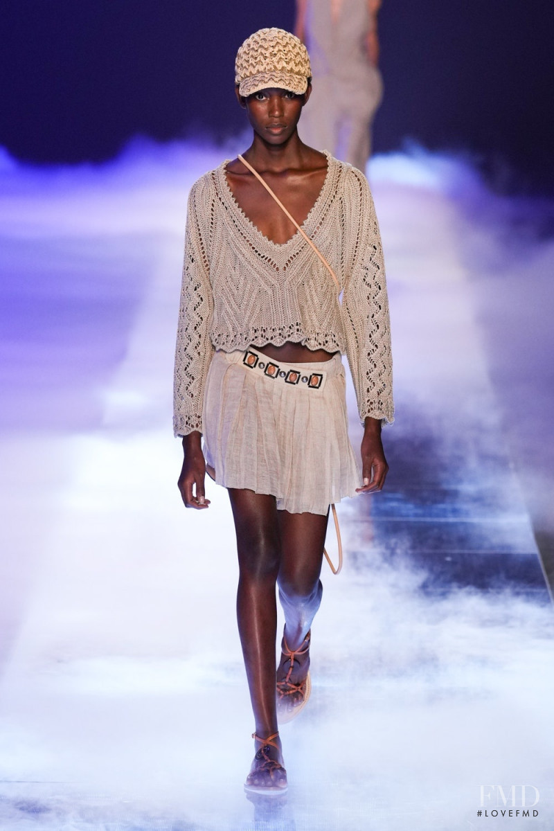 Laura Reyes featured in  the Alberta Ferretti fashion show for Spring/Summer 2023
