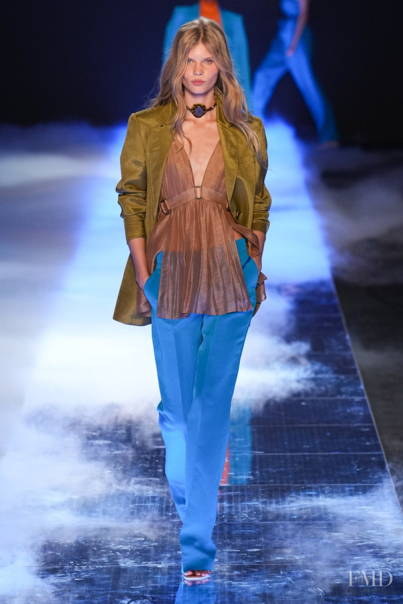 Ida Heiner featured in  the Alberta Ferretti fashion show for Spring/Summer 2023