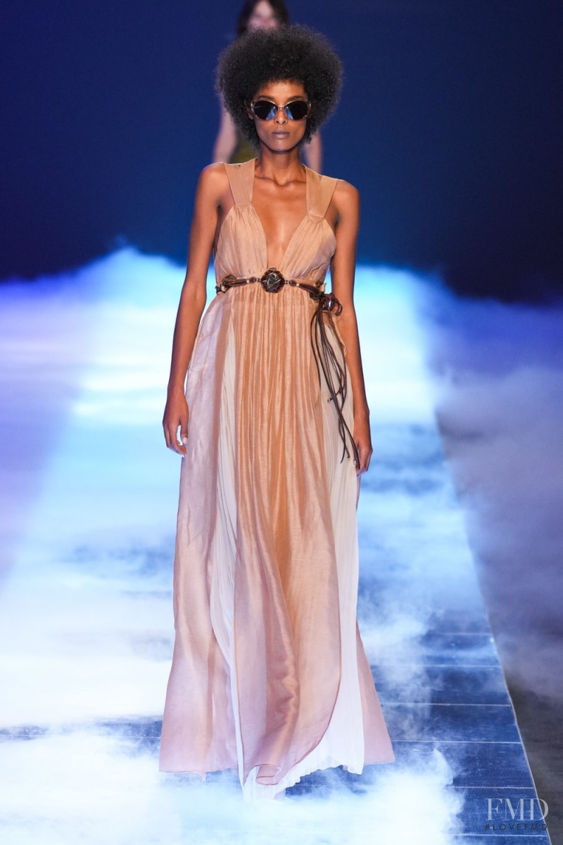 Malika Louback featured in  the Alberta Ferretti fashion show for Spring/Summer 2023
