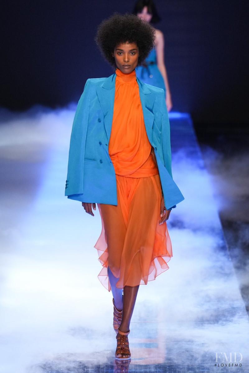 Malika Louback featured in  the Alberta Ferretti fashion show for Spring/Summer 2023