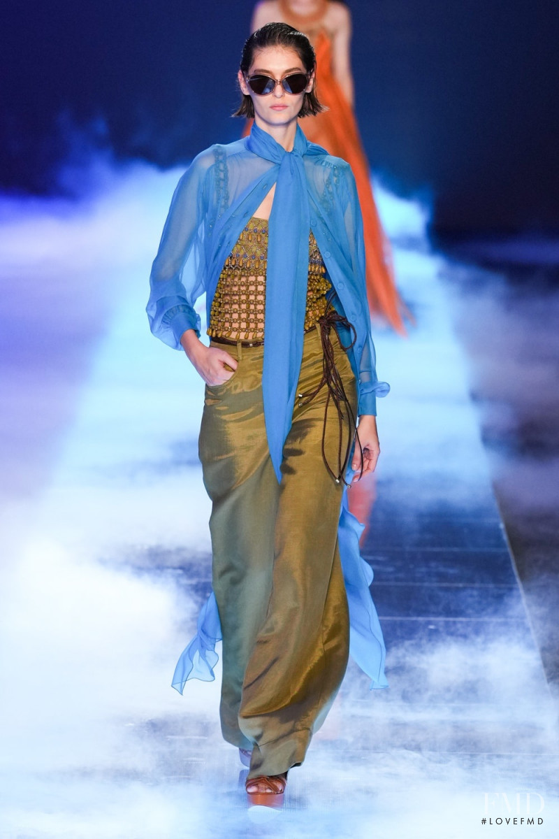 Rayssa Medeiros featured in  the Alberta Ferretti fashion show for Spring/Summer 2023